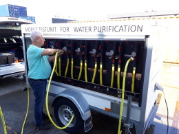 mobiele testunit voor waterzuivering